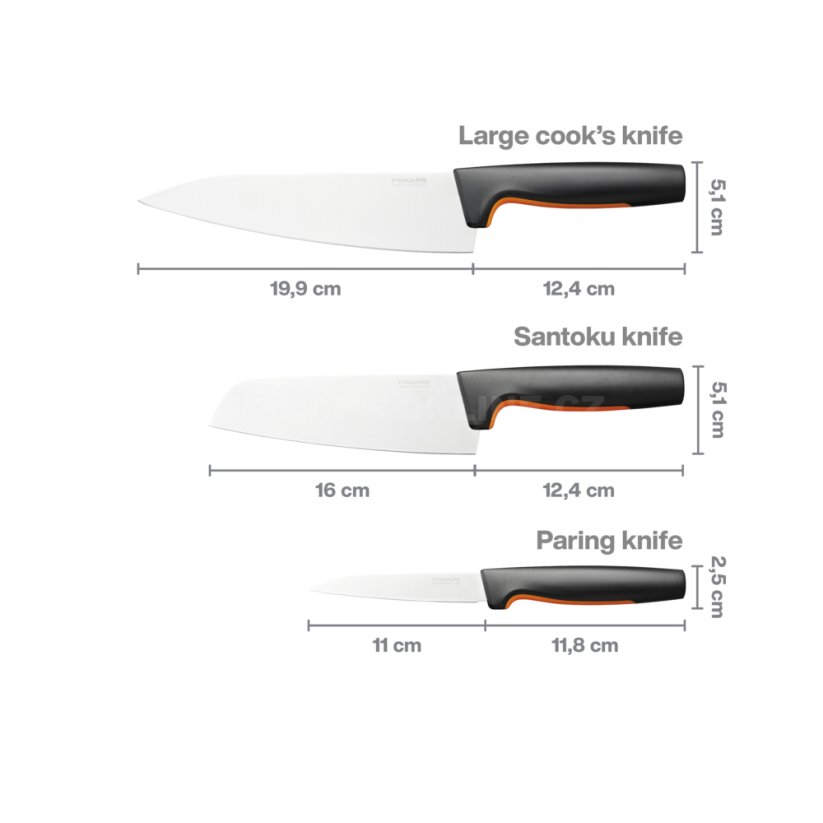 Bambusový blok se třemi noži Fiskars Functional Form™