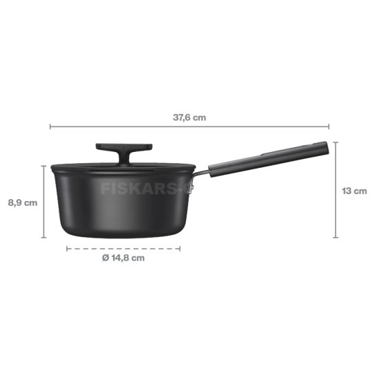 Rajnica s pokrievkou Fiskars Hard Face 1,8 l
