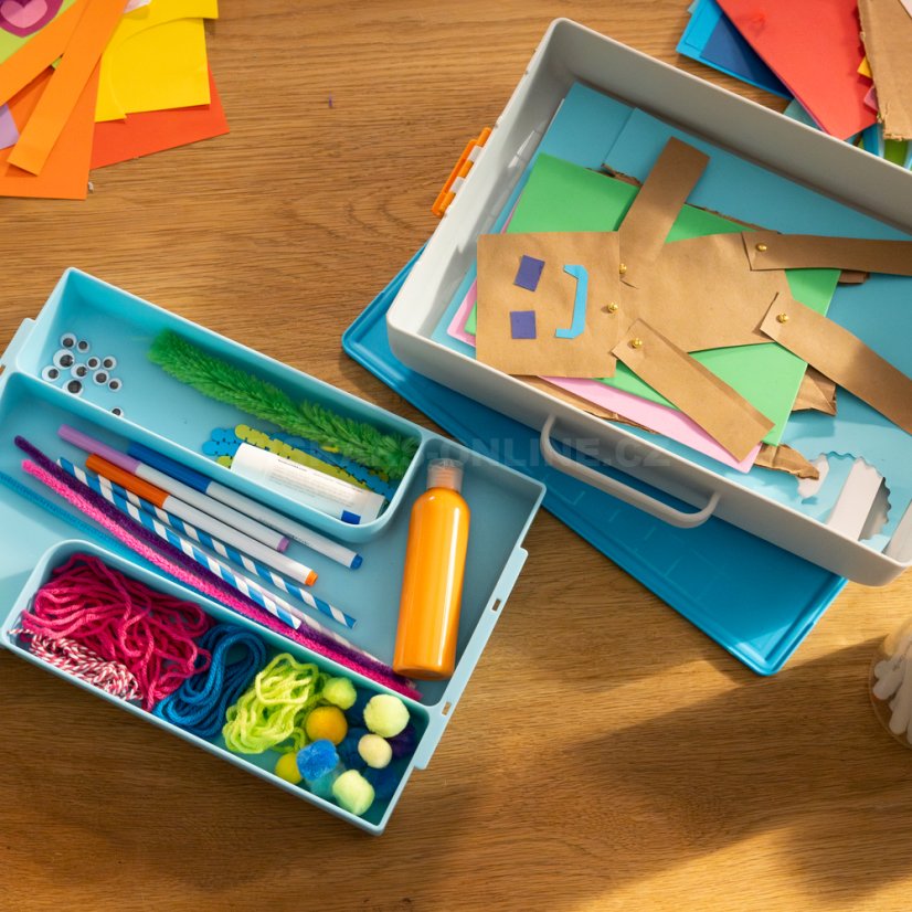 Dětský kufřík pro kreativní potřeby