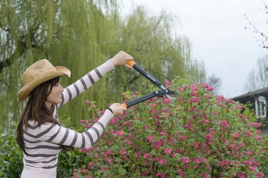Dvojručné nožnice Fiskars, háková hlava L70