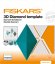 3D šablona Fiskars diamant
