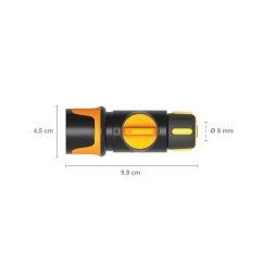 Rychlospojka Fiskars Comfort s ventilem 9mm (3/8”)