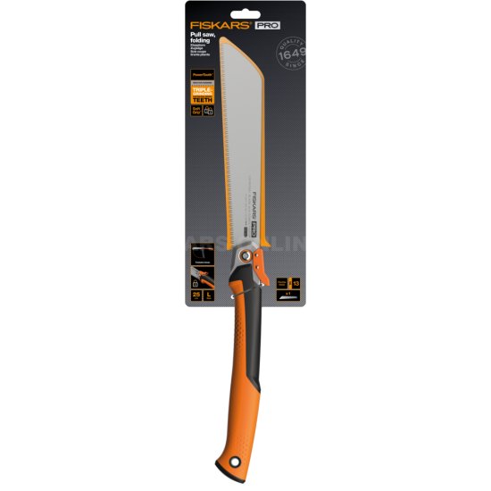 Skladacia píla Fiskars PowerTooth 250 mm, 13 zubov/palec