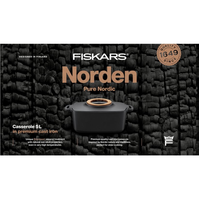 Litinový hrnec Fiskars Norden 5,0 l