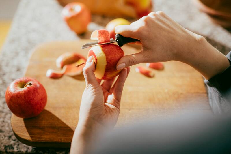 Detail otočné škrabky Fiskars