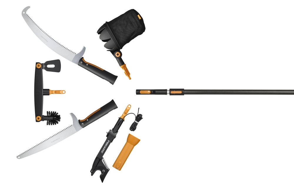 Fiskars OneClick teleskopická násada pro práci ve výškách